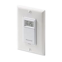 Honeywell RPLS730B 7-Day Programmable Timer Switch, White