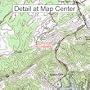 USGS Topographic Quadrangle Map - Concord, Tennessee (Folded/Waterproof)