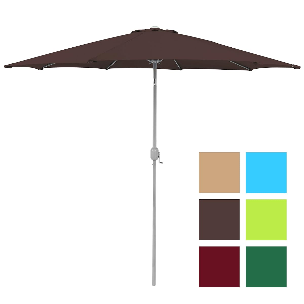 Best Choice Products 9ft Aluminum Outdoor Umbrella Patio umbrella w