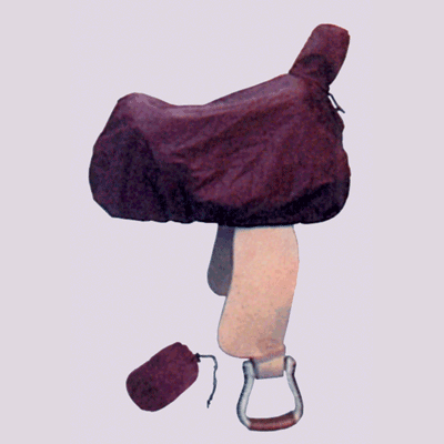 Intrepid International Western Nylon Saddle Cover with Tote