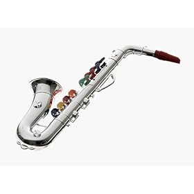 Silver Saxophone 16.5"