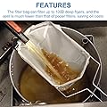 QQZ Fryer Filter Bag & Frame, for Fryer Oil, for 70 lb Polishing Oil