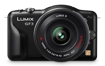 Panasonic Lumix DMC-GF3XK 12.1 MP Micro Four Thirds Compact System Camera with 3-Inch Touch-Screen LCD and LUMIX G X Vario PZ 14-42mm/F3.5-5.6 Lens