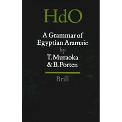 A Grammar of Egyptian Aramaic:
