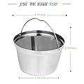 Yeosen Stainless Steel Reusable Coffee Filters Basket 8 12 Cup