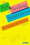 The art of styling sentences;: 20 patterns for success,