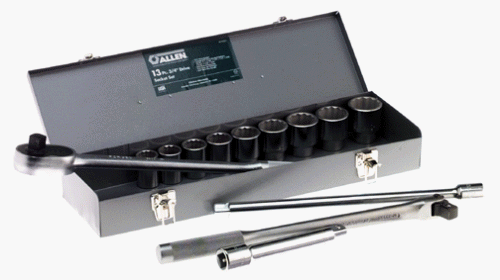 Socket Wrench Set, 13 Pc 3/4 Drive