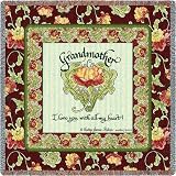 Grandmother s Heart Lap Square - 54 x 54 Blanket/Throw