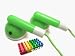 Block Entertainment (tm) - iPod / MP3 - Green Stereo Headphones / Earphones