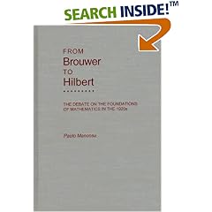 From Brouwer To Hilbert: The Debate on the Foundations of Mathematics in the 1920's