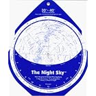 The Night Sky 30°-40° (Large; North Latitude) by David S. Chandler