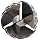 Niagara Cutter RTM713 Cobalt Steel End Mill, Coarse Pitch Rougher, Uncoated (Bright), 3 Flutes, Chamfer End