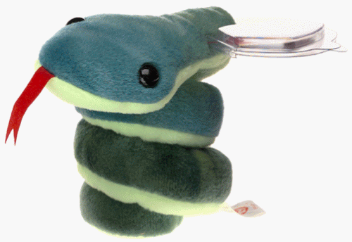 Ty Beanie Babies - Hissy the Snake