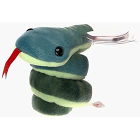  Ty Beanie Babies - Hissy the Snake
