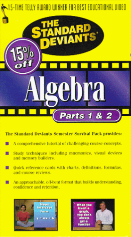 The Standard Deviants - Algebra Semester Survival Pack (Algebra, Parts 1 & 2)