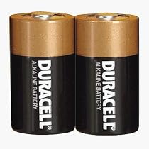 Duracell Batteries, Size D (2 Batteries)