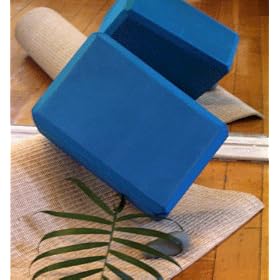 Beveled Edge Foam Yoga Block: Color/Size-Standard/Blue