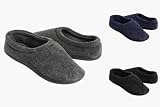 Men's Fleece Indoor/Outdoor Slippers by Isotoner