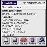 HanDBase Plus downloadable Software