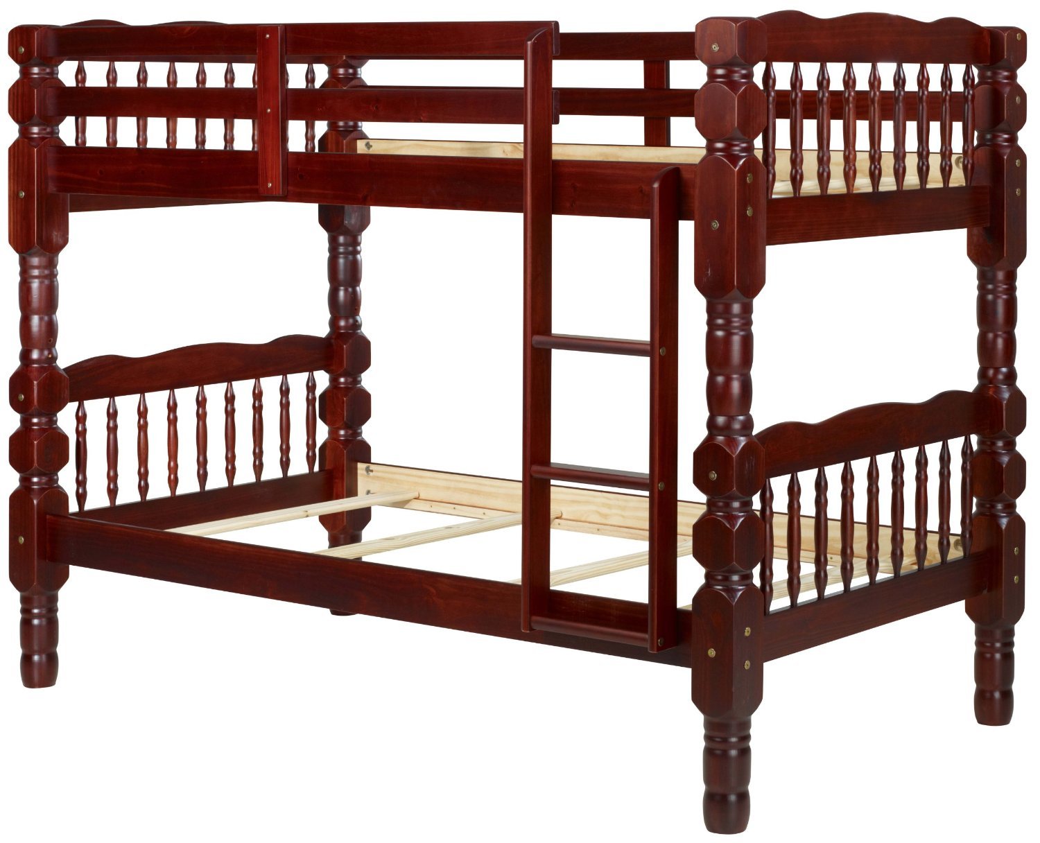 100 Solid Wood Dakota Twin Twin Bunk Bed 61"HX44"WX82 5"L 4"Posts 3