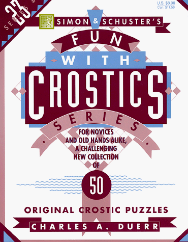  : S&s Fun with Crostics: 23 (Simon & Schuster Fun with Crostics)