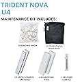  Trident Nova U4 Underwater Filter Media Maintenance & Replacement Filter Media Kit, Including Trident Mesh Bags(U4 Underwater Bio-Foam Pad, U4 BioMax, U4 Poly-Carb Cartridge) 