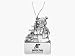 Austin Peay State University - Snowman Christmas Ornament - Laser Engraved