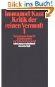 Werkausgabe in 12 B�nden: III/IV: Kritik der reinen Vernunft: 2 Bde. (suhrkamp taschenbuch wissenschaft)