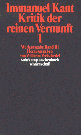 Kritik der reinen Vernunft, 2 Bde.