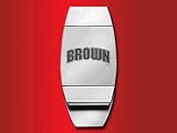 Brown University - Money Clip & Credit Card Holder - Laser Engraved