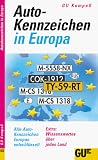 book cover GU Kompaß Autokennzeichen in Europa - Martin Maedebach