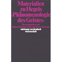 Materialien zu Hegels Ph�nomenologie des Geistes