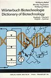 Produkt-Bild: W&ouml;rterbuch Biotechnologie. Englisch - Deutsch