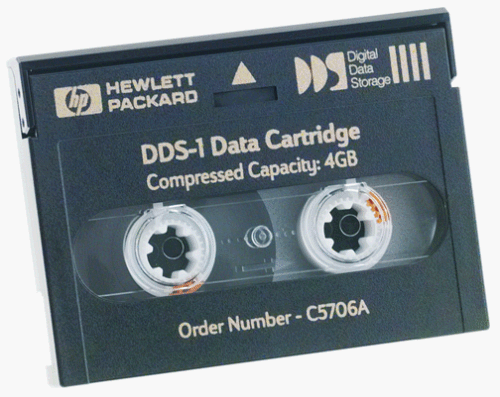 Hewlett Packard C5706A 4mm DDS-1 Data Cartridge 4GB (Single)