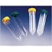 Simport T420-7 Polypropylene Non Sterile Centrifuge Tube, Yellow, 50ml Capacity, Bulk Pack (Case of 500)