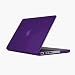 Speck Products See Thru Satin, Soft Touch Hard Shell Case, for 13-inch MacBook Aluminum Unibody/Black Keyboard (Purple) - DOES NOT FIT WHITE MACBOOK