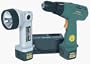 Hitachi FDS10DVA 9.6 Volt 3/8-Inch Cordless Drill/Driver Kit includes 2 Batteries, Flashlight, and Bit Set