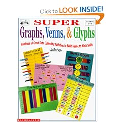 Super Graphs, Venns, & Glyphs: Hundreds of Great Data Collecting Activities to Build Real-Life Math Skills (Grades 1-4)