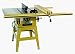 Powermatic 1791228 Model 64 Artisan 10-Inch Left Tilt 1-1/2 Horsepower Contractor Saw with 50-Inch Accu-Fence, 2 Cast Iron Extension Wings, Table Board, and Legs, 115/230-Volt 1 Phase
