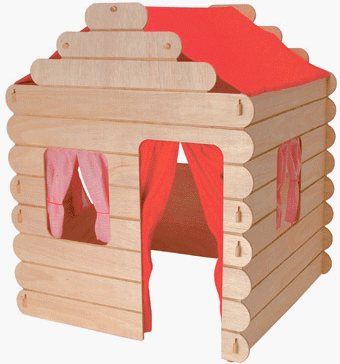 Childrens Toyshop  Toys : Little Colorado Log Cabin Playhouse