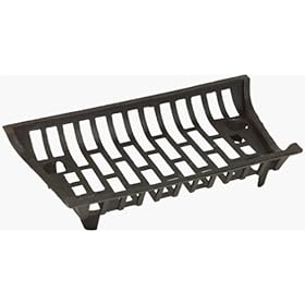  Cast Iron Fireplace Grate, 24 inch x 15