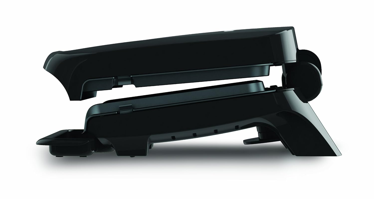 Foreman GRP1060B 4 Serving Removable Plate Grill, Black , New