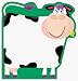 Note Pad Cow 50 Sht 5X5 Acid Free