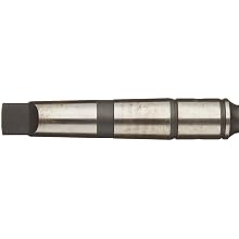 Cleveland 2490 High Speed Steel Taper Shank Drill Bit with Retaining Rings, Coolant Through, Black Oxide, Morse Taper Shank, 118 Degree Notched Point