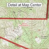 USGS Topographic Quadrangle Map - Big Sur, California (Folded/Waterproof)