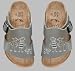 Birkis Slipper ''Andros'' aus Birko-Flor in first date grey mit schmalem Fussbett