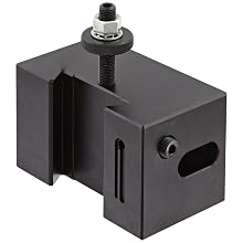 Dorian Tool V5 Victory Thru Coolant Chromium Molybdenum Alloy Steel Quick Change Morse Taper Toolholder for V35TC Automatic Thru Coolant Tool Post, MT4, 2-31/64" Height