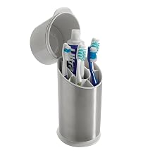OXO Good Grips Toothbrush Organizer, Brushed Stainless