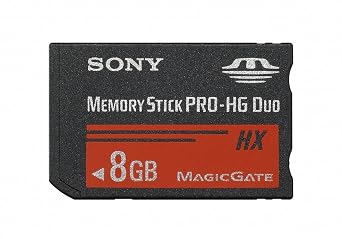 Sony Media 8 GB MS PRO-HG DUO HX High Speed Memory Stick (MSHX8B/M)