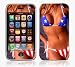 ~iPhone 2G Skin Decal Sticker- US Flag Bikini~